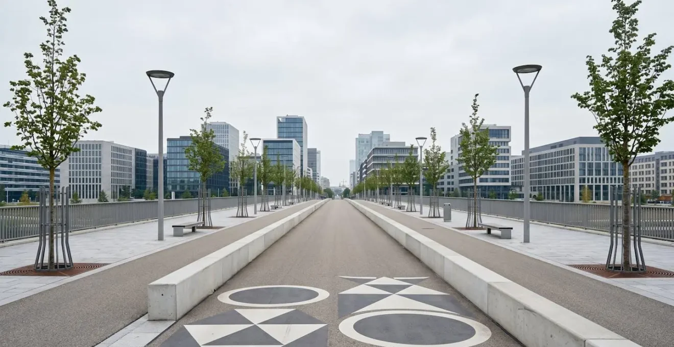 Aménagement urbain favorisant la mobilité cyclable et les déplacements doux