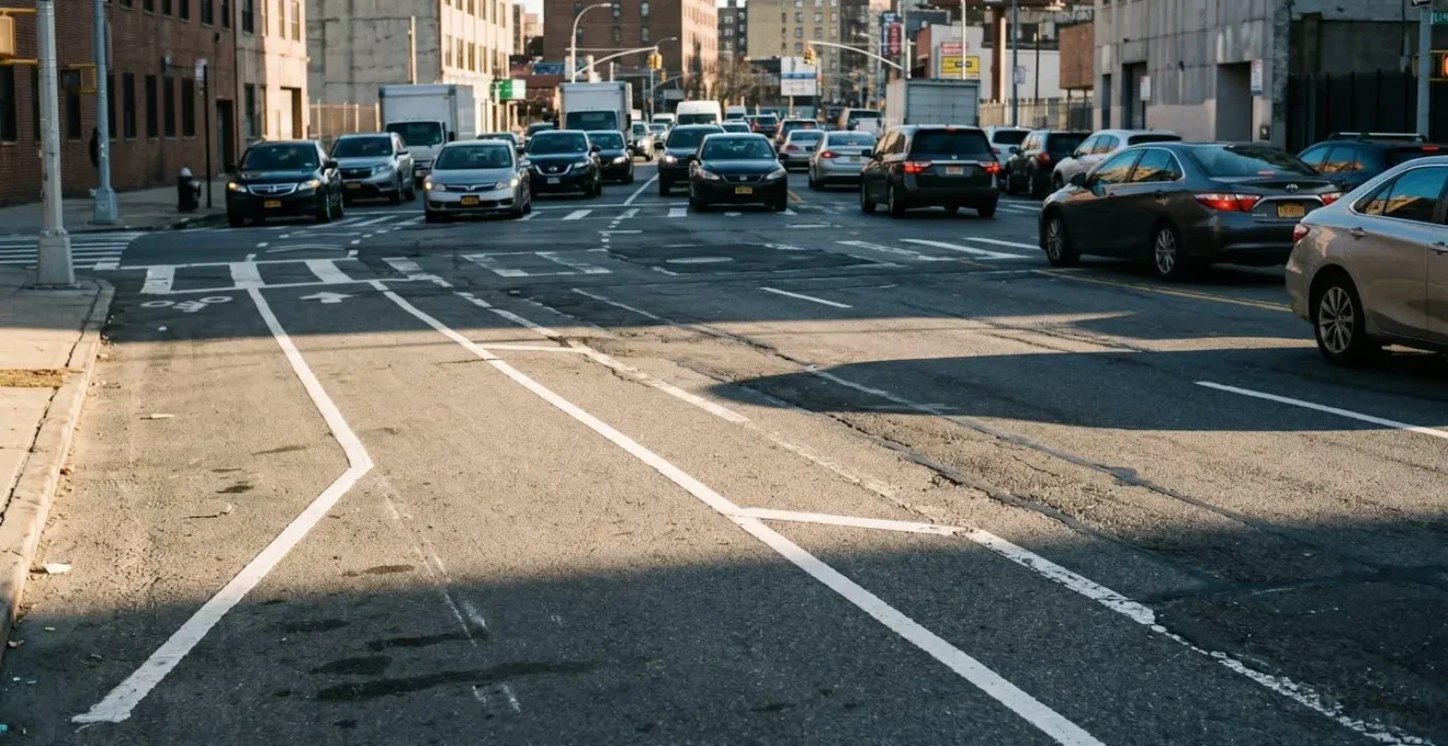 Fin abrupte d'une piste cyclable illustrant le problème des discontinuités dans les réseaux urbains